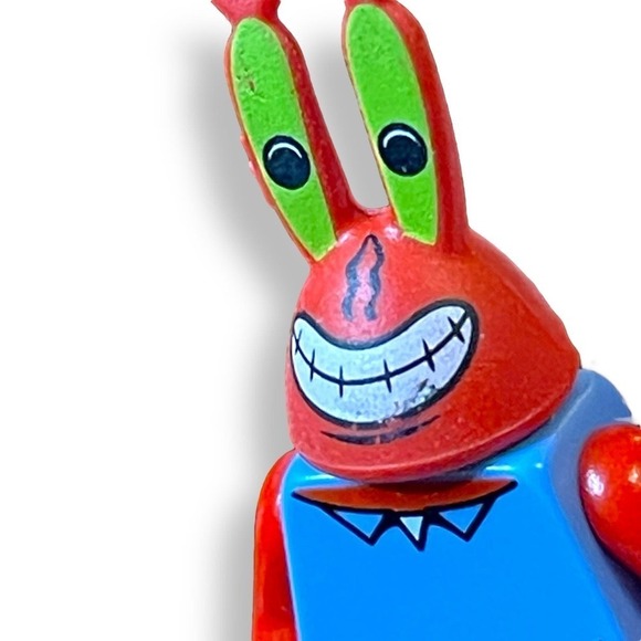 LEGO Minifigure Mr. Krabs Large Grin SpongeBob SquarePants - Picture 8 of 8